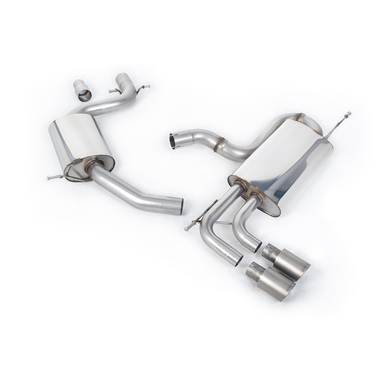 Catback Milltek Volkswagen Golf Mk6 GT 1.4 TSI 160ch 2009-2013 - résonné - sorties GT80 Titane