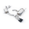 Cat-Back-Anlage Milltek Volkswagen Golf Mk6 GT 1.4 TSI 160 PS 2009-2013 - mit Resonator - GT80-Endrohre Cerakote Schwarz