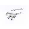 Cat-back Milltek Volkswagen Golf Mk5 R32 3.2 V6 250 CV 2005-2009 - non risonato - uscita Dual GT100 lucidata
