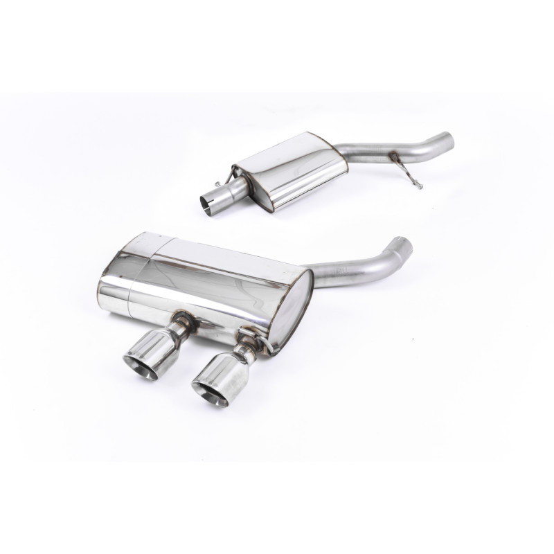 Catback Milltek Volkswagen Golf Mk5 R32 3.2 V6 250CV 2005-2009 - risonato - uscita Dual GT100 lucidate