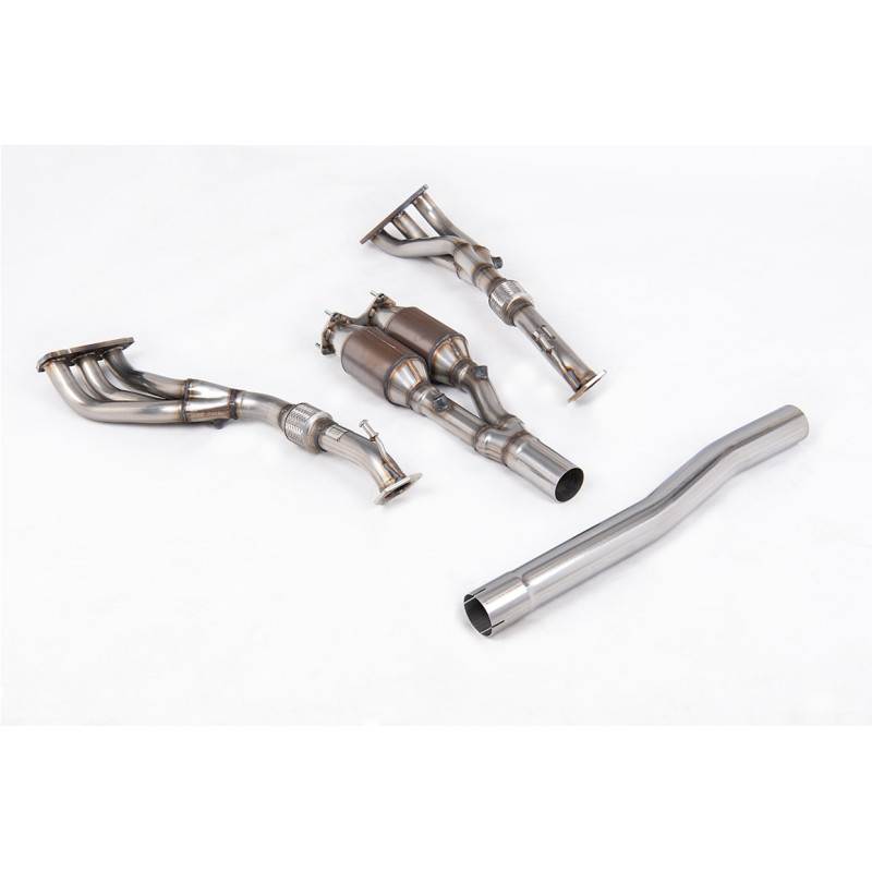 Collecteurs Milltek Volkswagen Golf Mk5 R32 3.2 V6 250ch 2005-2009 - Paire de collecteurs Free-Flow avec cata Hi-Flow 200 CPSI