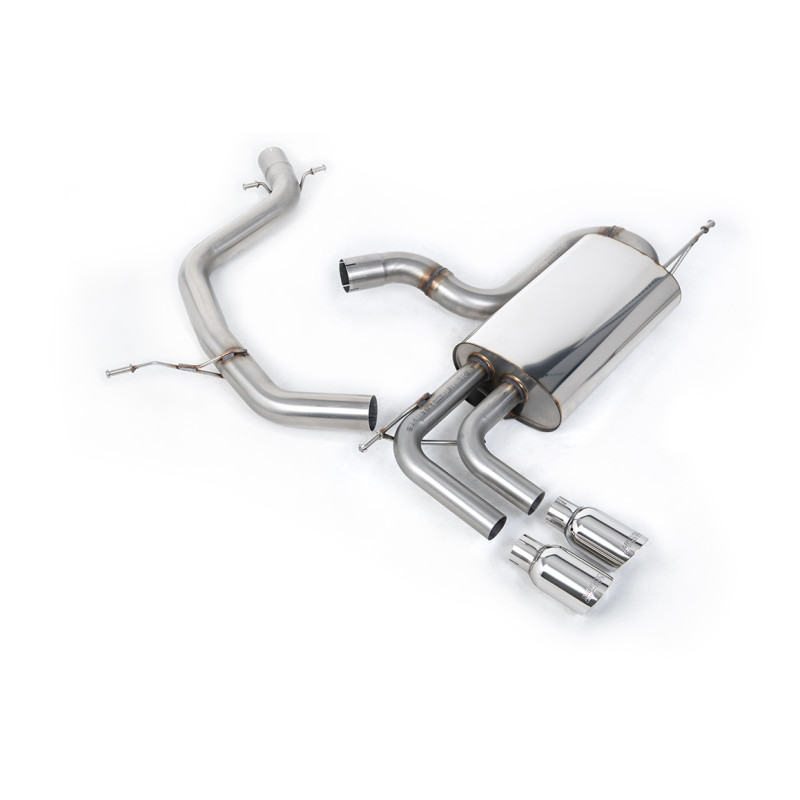 Catback Milltek Volkswagen Golf Mk5 GTI Edition 30 2.0 TFSI 230 CV 2006-2009 - Homologado ECE - sin resonador - salidas GT80 Pul