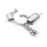 Milltek Cat-back Volkswagen Golf Mk5 GTI Edition 30 2.0 TFSI 230 hp 2006-2009 - ECE Homologated - Resonated - GT80 Titanium Tips