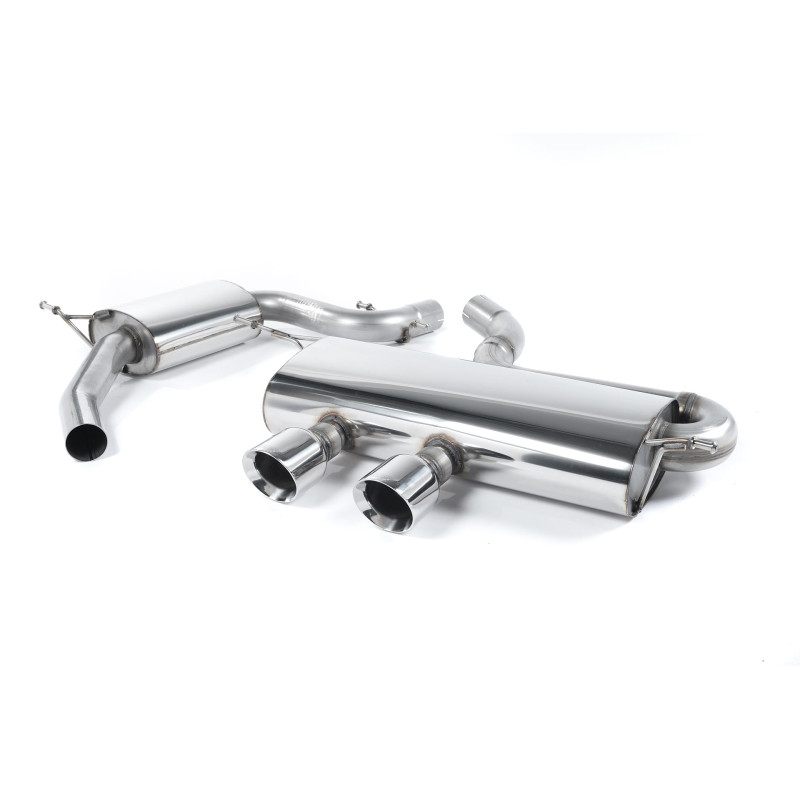 Cat-Back Milltek Volkswagen Golf Mk5 GTI 2.0 TFSI 200hp 2004-2009 - Resonated - Dual GT100 Polished Tips