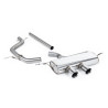 Catback Milltek Volkswagen Golf Mk5 2.0 TDI 140hp 2004-2009 - non-resonated - Dual GT100 Polished Tips