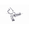 Cat-Back-Anlage Milltek Volkswagen Golf Mk5 2.0 TDI 140 PS 2004-2009 - ohne Resonator - Endrohre Twin GT80 Titan