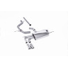 Scarico cat-back Milltek Volkswagen Golf Mk5 2.0 TDI 140CV 2004-2009 - non risonato - uscite Twin GT80 lucidate