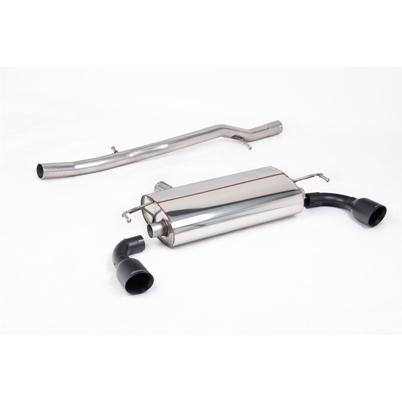 Scarico cat-back Milltek Volkswagen Golf Mk4 R32 - Senza silenziatore primario e con silenziatore posteriore - terminale Dual GT