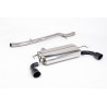 Scarico cat-back Milltek Volkswagen Golf Mk4 R32 - Senza silenziatore primario e con silenziatore posteriore - terminale Dual GT