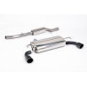 Cat-back Milltek Volkswagen Golf Mk4 R32 2002-2005 - Con silenziatore centrale e silenziatore posteriore - uscita Dual GT100 Cer