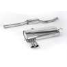 Catback Milltek Volkswagen Golf Mk4 V6 2000-2004 - résonné - sorties Twin GT76 Polies
