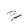 Catback Milltek Volkswagen Golf Mk4 2002-2004 - Avec silencieux primaire et silencieux AR - sortie GT100 Polies