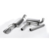 Scarico cat-back Milltek Volkswagen Corrado VR6 2.8 1988-1991 - Con silenziatore primario e bypass silenziatore posteriore - ter