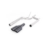 DPF-Back Milltek Volkswagen Caddy 2003-2020 - No primary muffler and rear muffler bypass - Twin oval black tips