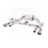 Scarico cat-back Milltek Volkswagen Beetle 2.0 TSI 200 CV 2011-2015 - risonante con bypass silenziatore posteriore - terminali D
