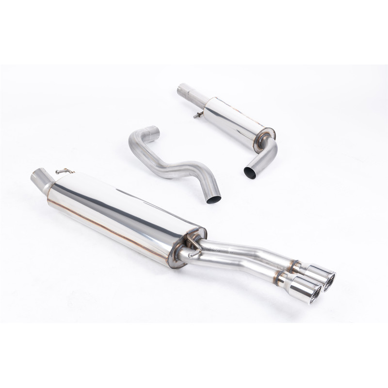 Catback Milltek Volkswagen Bora 1.8T/1.9 TDI 130-150ch 2000-2005 - Avec silencieux primaire - sorties Twin Jet-76 Polies