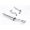 Cat-back Milltek Volkswagen Bora 1.8T/1.9 TDI 130-150 hp 2000-2005 - With primary muffler - Polished Twin Jet-76 tips