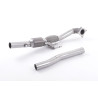 Descente de Turbo Milltek Volkswagen Beetle, Golf Mk5, Golf Mk6, Scirocco - (sortie turbo moulée) avec HJS cata Hi-Flow 200 CPSI