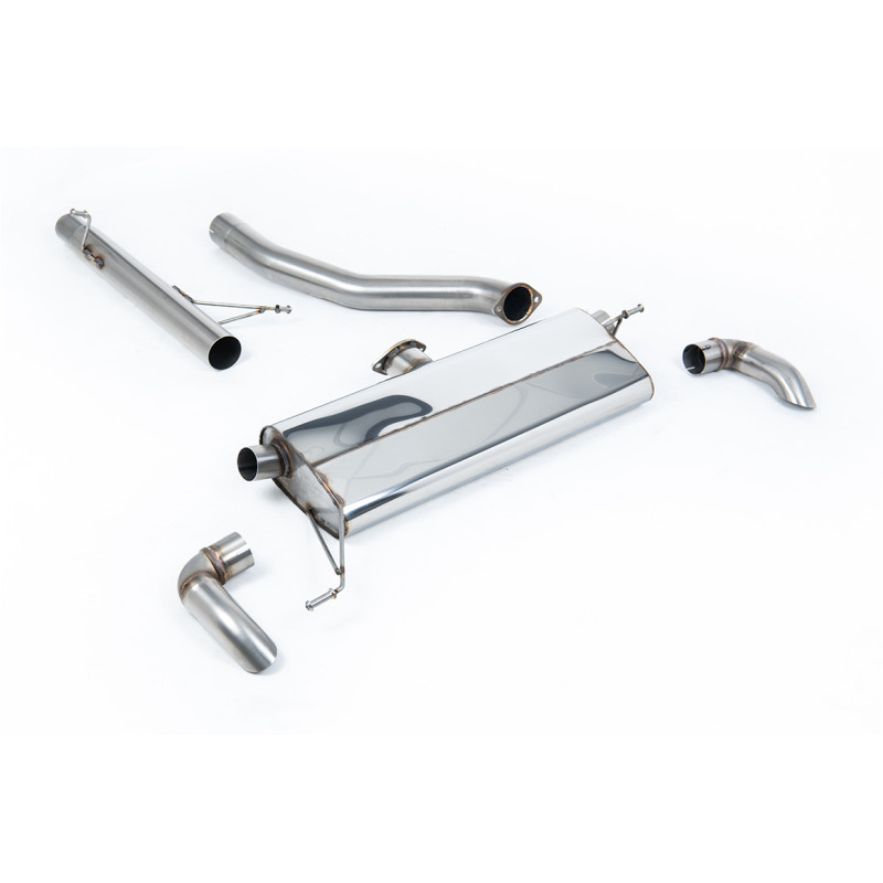 Scarico cat-back Milltek Volkswagen Atlas 3.6 VR6 2022-2025 - Senza silenziatore primario - Terminali Downturn