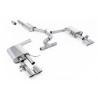 FAP-back Milltek Volkswagen Arteon R 2022-2024 - Con silenciador primario y silenciador trasero - colas de escape Quad ovaladas 