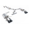 DPF Back Milltek Volkswagen Arteon R 2022-2024 - Con silenziatore primario e silenziatore posteriore - terminali Quad Ovali Cera