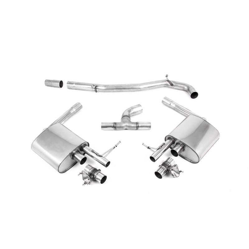 Catback Milltek Volkswagen Arteon 2.0 TSI 280ch 2017-2024 - Sans silencieux primaire - sorties OEM
