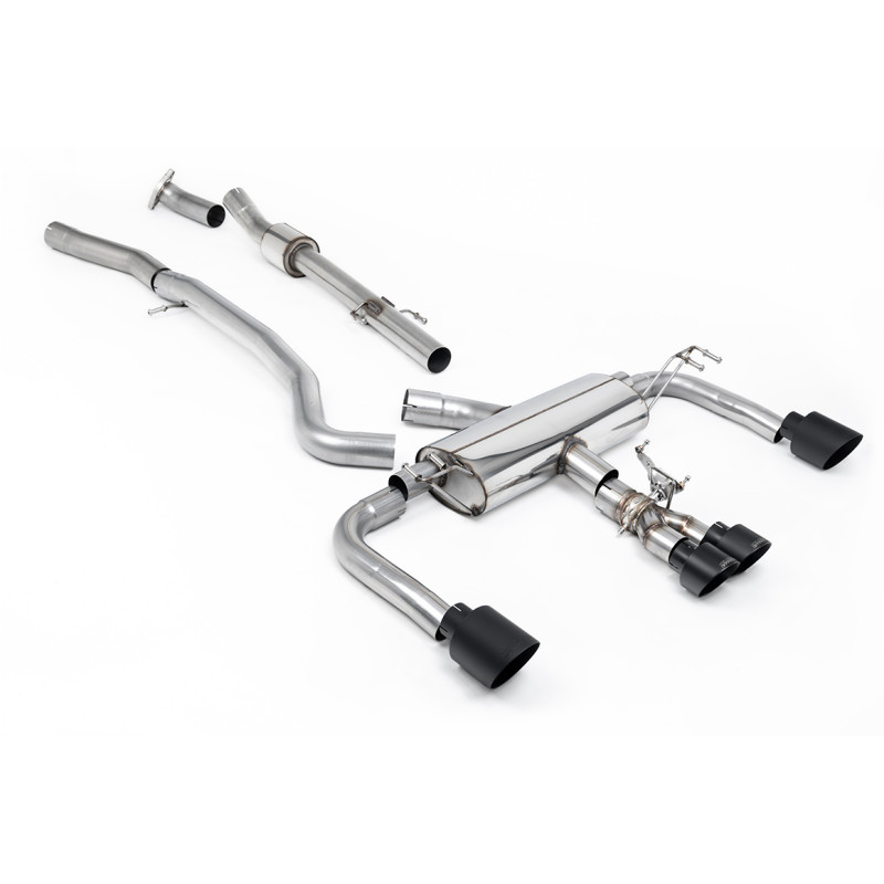 Scarico cat-back primario Milltek Toyota Corolla GR - non risonante + bypass catalizzatore secondario - terminali Quad GT115 + 1