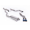 Cat-Back Milltek Toyota Tacoma 2.4 Turbo Hybrid 2024-2025 - ohne Primärschalldämpfer, resonatorisiert - Doppel-Endrohre GT100 Ti