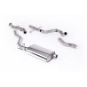 Catback Milltek Toyota Tacoma 2.4 Turbo Hybrid 2024-2025 - sans silencieux primaire, résonné - sorties High Clearance