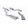 Catback Milltek Toyota Tacoma 2.4 Turbo Hybrid 2024-2025 - mit Vorschalldämpfer, resonatorisch - Endrohre Dual GT100 Titan