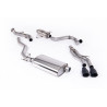 Escape cat-back Milltek Toyota Tacoma 2.4 Turbo Hybrid 2024-2025 - con silenciador primario, resonado - salidas Dual GT100 Cerak
