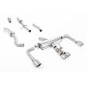 Primäre Cat-Back-Anlage Milltek Toyota Corolla GR 1.6T 2023-2025 - resonanzgedämpft + Bypass Sekundärkat - Quad-Endrohre GT115 +