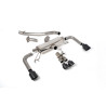 Milltek Cat-Back Exhaust Toyota Corolla GR 1.6T 2023-2025 - Non-Resonated - Quad GT115 + 100 Cerakote Black Tips