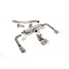 Catback secondaire Milltek Toyota Corolla GR 1.6T 2023-2025 - non résonné - sorties Quad GT115 + 100 Polies