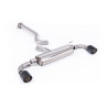 FAP Back Milltek Toyota Yaris GR 1.6T 280CV 2024-2025 con FAP - sin resonar - salidas Dual Jet-115 Carbono