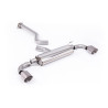 FAP Back Milltek Toyota Yaris GR 1.6T 280 CV 2024-2025 con FAP - senza risonatore - terminali Dual GT115 Titanio
