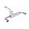 FAP Back Milltek Toyota Yaris GR 1.6T 280 CV 2024-2025 con FAP - senza risonatore - uscite Dual GT115 lucidate