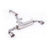 FAP Back Milltek Toyota Yaris GR 1.6T 280ch 2024-2025 avec FAP - Homologué ECE - résonné - sorties Dual GT115 Titane
