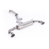 FAP Back Milltek Toyota Yaris GR 1.6T 280ch 2024-2025 avec FAP - Homologué ECE - résonné - sorties Dual GT115 Polies