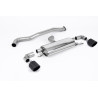 FAP Back Milltek Toyota Yaris GR 1.6T 261 CV 2020-2024 con DPF - non risonato - terminali Dual Jet-115 in carbonio