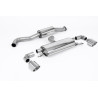 FAP Back Milltek Toyota Yaris GR 1.6T 261CV 2020-2024 con DPF - Omologato ECE - risonante - uscite Dual GT115 lucidate