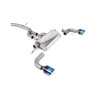 FAP Back Milltek Toyota Supra A90 2.0 Turbo B48 2021-2025 - Homologué ECE - non résonné - sorties Dual GT115 Titane bleui