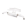 DPF-Back Race Milltek Toyota Supra A90 2019-2025 - non-resonated - Dual GT115 Polished tips - Race, valveless