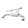Cat-Back-Anlage Milltek Toyota GR86 2.4 2022-2025 - ECE-zugelassen - nach dem Kat - mit Resonator - Dual-Endrohre GT1115 Poliert