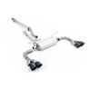 Cat-back Milltek Toyota GR86 2.4 2022-2025 - Omologato ECE - Dopo il catalizzatore secondario - a risonanza - terminali Quad GT1