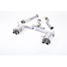 Scarico cat-back Milltek Subaru WRX STI 2.5T 300CV 2014-2021 - Con silenziatore primario - uscite Quad GT100 Titanio blu