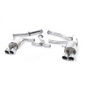 Cat-Back-Anlage Milltek Subaru WRX STI 2.5T 300 PS 2014-2021 - Mit Primärschalldämpfer - Quad-Endrohre GT100 poliert