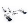 Scarico cat-back Milltek Subaru WRX STI 2.5T 2014-2021 - Omologato ECE - Con silenziatore primario - terminali Quad GT100 Cerako