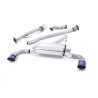Cat-Back Milltek Subaru BRZ / Toyota GT86 - Post-Primary Catalyst - Non-Resonated - Dual GT115 Blued Titanium Tips