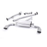 Catback Milltek Subaru BRZ / Toyota GT86 - Dopo catalizzatore primario - senza risonatore - terminali Dual GT115 titanio